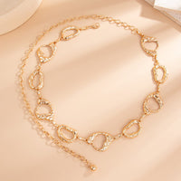 Thumbnail for Irregular Textured Hoop Waist Chain - ArtGalleryZen
