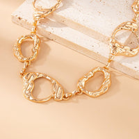 Thumbnail for Irregular Textured Hoop Waist Chain - ArtGalleryZen