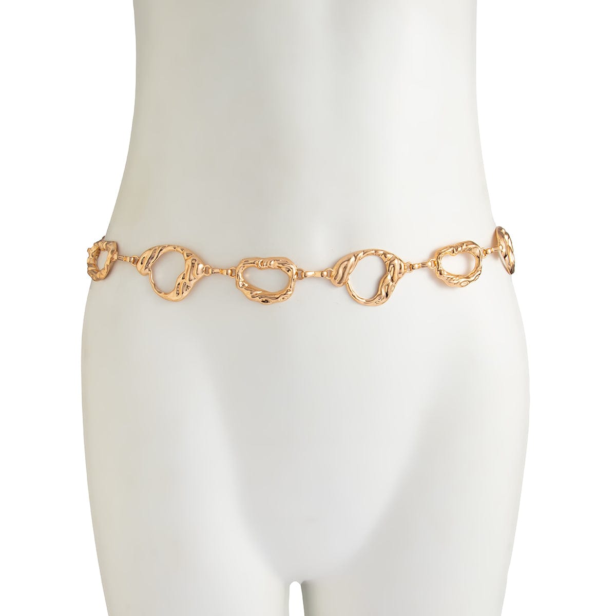 Irregular Textured Hoop Waist Chain - ArtGalleryZen