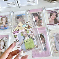 Thumbnail for Kawaii Animal Candy Bag Photocard Holder Keychain - PVC Card Case - ArtGalleryZen