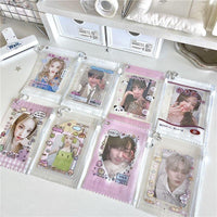 Thumbnail for Kawaii Animal Candy Bag Photocard Holder Keychain - PVC Card Case - ArtGalleryZen