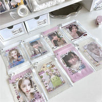 Thumbnail for Kawaii Animal Candy Bag Photocard Holder Keychain - PVC Card Case - ArtGalleryZen