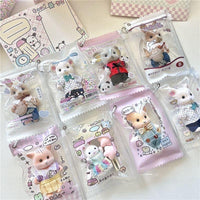 Thumbnail for Kawaii Animal Candy Bag Photocard Holder Keychain - PVC Card Case - ArtGalleryZen