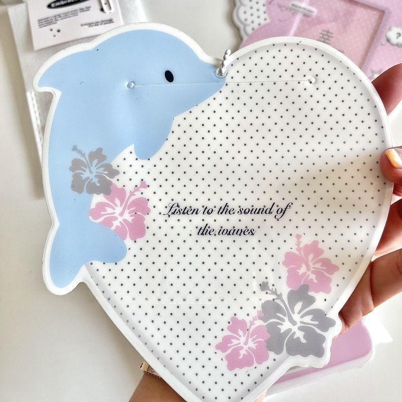 Kawaii Animal Photocard Holder Keychain - PVC Card Display Bag - ArtGalleryZen