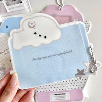 Thumbnail for Kawaii Animal Photocard Holder Keychain - PVC Card Display Bag - ArtGalleryZen