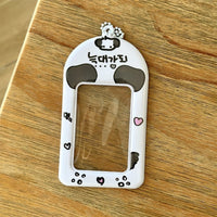 Thumbnail for Kawaii Animal Photocard Holder Keychain - PVC Card Organizer Pouch - ArtGalleryZen