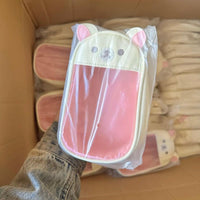 Thumbnail for Kawaii Bear Doll Clear Display Keychain Bag - Cute Photocard Holder - ArtGalleryZen