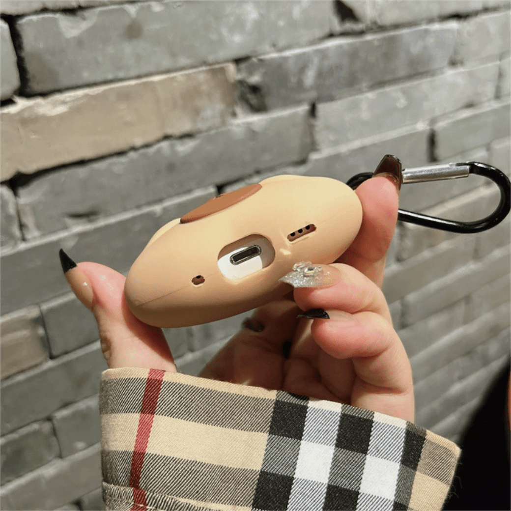 Kawaii Capybara Duck Silicone AirPods Earphone Case - ArtGalleryZen