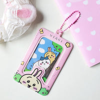 Thumbnail for Kawaii Chiikawa Kpop Keychain Photocard Holder - ArtGalleryZen