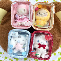 Thumbnail for Kawaii Clear Display Bag - Cute Pastel Cartoon Style Keychain Pouch - ArtGalleryZen