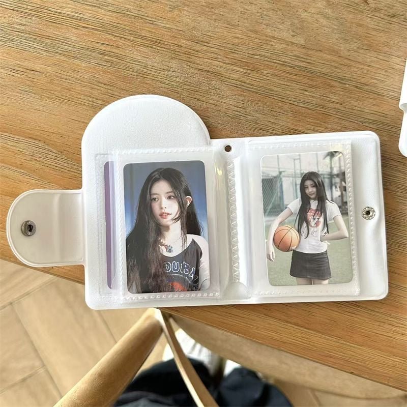 Kawaii Heart Photocard Album - 32 Pocket Mini Card Holder Organizer - ArtGalleryZen