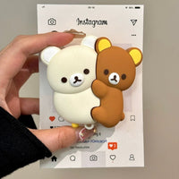 Thumbnail for Kawaii Hugging Rilakkuma AirPods Earphone Case - ArtGalleryZen