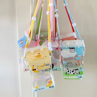Thumbnail for Kawaii Milk Carton Clear Display Bag - Crossbody Doll Holder Purse - ArtGalleryZen