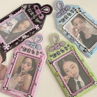 Thumbnail for Kawaii Pastel Animal Keychain Photocard Holder - Cute Card Display - ArtGalleryZen