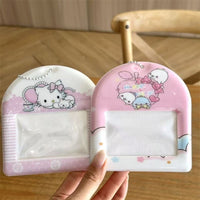 Thumbnail for Kawaii Pastel Cartoon Photocard Holder Keychain - Cute Style - ArtGalleryZen