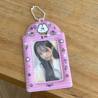 Thumbnail for Kawaii Photocard Holder Keychain - Cute Angel Wing Card Display Bag - ArtGalleryZen