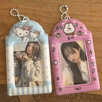 Thumbnail for Kawaii Photocard Holder Keychain - Cute Angel Wing Card Display Bag - ArtGalleryZen