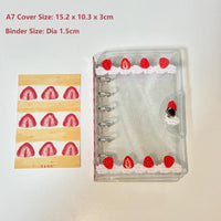 Thumbnail for Kawaii Strawberry Cake A7 M5 PVC Binder Cover - ArtGalleryZen