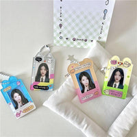 Thumbnail for Korea Style Puppy Cat Acrylic Kpop Keychain Photocard Holder - ArtGalleryZen