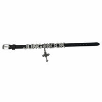 Thumbnail for Kpop BTS Rhinestone Inlaid Letter PU Leather Collar Choker Necklace Bracelet - ArtGalleryZen