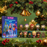 Thumbnail for Kpop Demon Hunters Advent Countdown Calendar With 24pcs 3D Keychain Doll - ArtGalleryZen