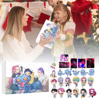 Thumbnail for Kpop Demon Hunters Advent Countdown Calendar With 24pcs Keychain - ArtGalleryZen