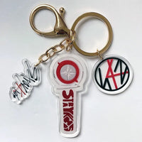 Thumbnail for Kpop Idol Group Mini Lightstick Acrylic Keychain - ArtGalleryZen