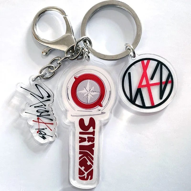 Kpop Idol Group Mini Lightstick Acrylic Keychain - ArtGalleryZen