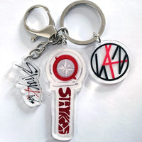 Thumbnail for Kpop Idol Group Mini Lightstick Acrylic Keychain - ArtGalleryZen
