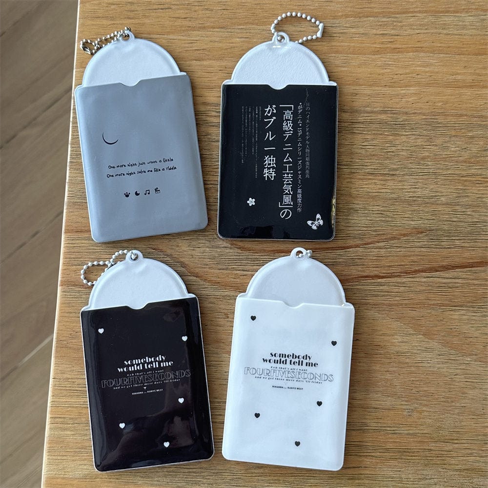 Love Diary Cherry Blossoms Kpop Keychain Photocard Holder - ArtGalleryZen