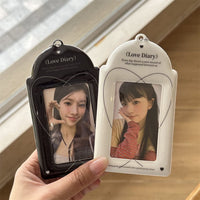 Thumbnail for Love Diary Cherry Blossoms Kpop Keychain Photocard Holder - ArtGalleryZen