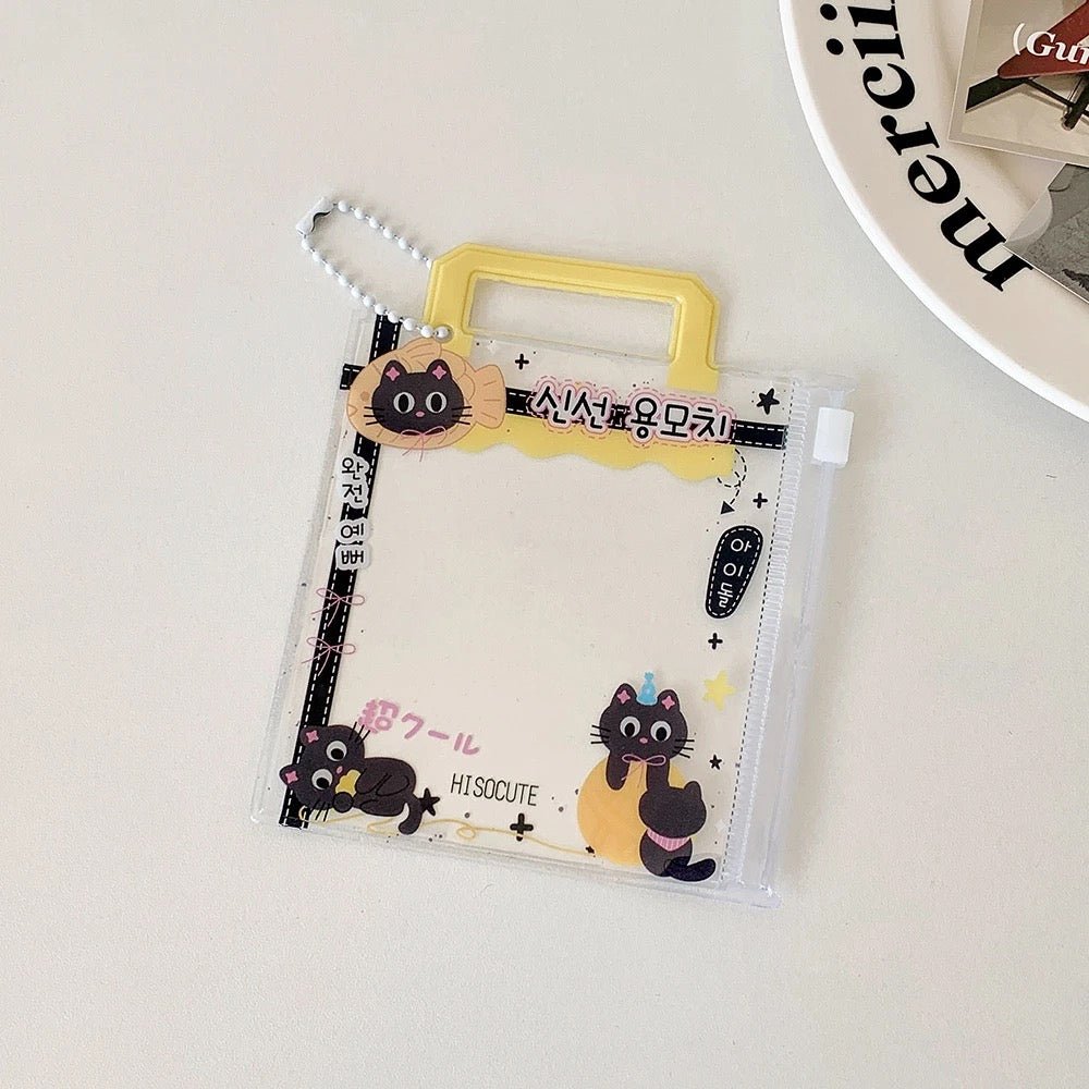 Mini Handbag Photocard Holder Keychain - Chic PVC Card Display Bag - ArtGalleryZen