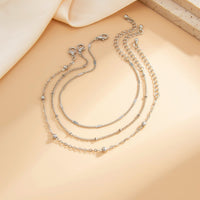 Thumbnail for Minimalist 3pcs Saturn Chain Anklet Set - ArtGalleryZen