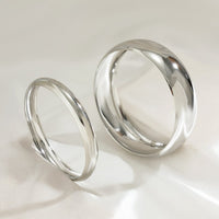 Thumbnail for Minimalist Chunky 2Pcs Gold Silver Pleated Bangle Bracelet Set - ArtGalleryZen