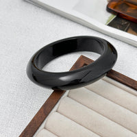 Thumbnail for Minimalist Glossy Resin Bangle Bracelet - ArtGalleryZen