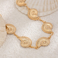 Thumbnail for Minimalist Gold Plated Conch Waist Chain - ArtGalleryZen