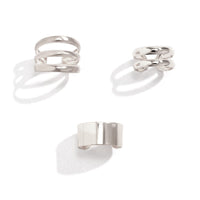 Thumbnail for Minimalist Gold Silver Plated Ear Cuff Earrings Set - ArtGalleryZen