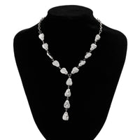 Thumbnail for Minimalist Irregular Waterdrop Charm Y Necklace - ArtGalleryZen