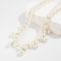Thumbnail for Minimalist Layered Pearl Trouser Chain - ArtGalleryZen