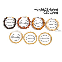 Thumbnail for Mother's Day Theme 7pcs Letter Wood Beaded Bracelet Set - ArtGalleryZen