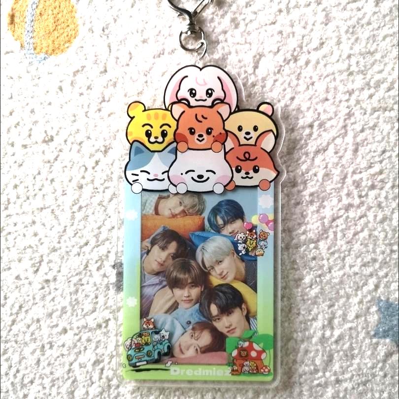 NCT Dream Kpop Group Keychain Acrylic Photocard Holder - ArtGalleryZen