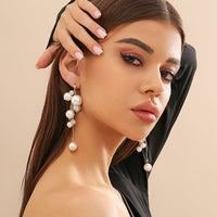 Thumbnail for Newly Dangling Tassel Pearl Earrings - ArtGalleryZen