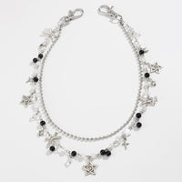 Thumbnail for Newly Layered Star Bowknot Charm Glass Bead Trouser Chain - ArtGalleryZen