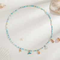 Thumbnail for Ocean Style Enamel Mermaid Conch Starfish Pearl Tassel Waist Chain - ArtGalleryZen