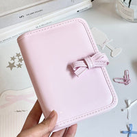 Thumbnail for Pink Bowknot PU Leather A7 Binder Cover - ArtGalleryZen