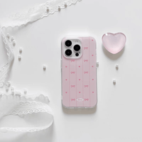 Thumbnail for Pink Heart Stand iPhone Case - ArtGalleryZen