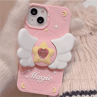 Thumbnail for Pink Magic Moving Wings iPhone Case - ArtGalleryZen