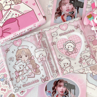 Thumbnail for Pink Mikko Mousse Kpop 3 Inch Mini Photocard Album - ArtGalleryZen