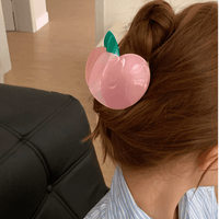 Thumbnail for Pink Peach Hair Claw Clip - ArtGalleryZen