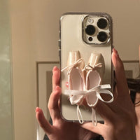 Thumbnail for Pink Ribbon Dance Theatrical Stand iPhone Case - ArtGalleryZen